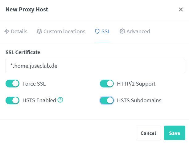 ssl cert