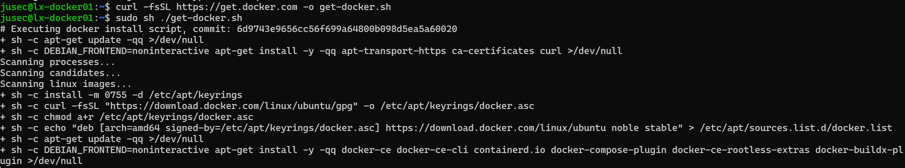 install docker