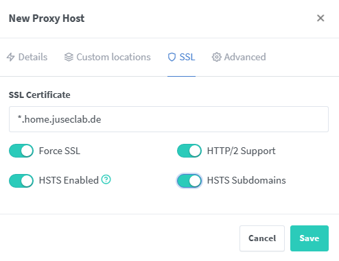 ssl cert