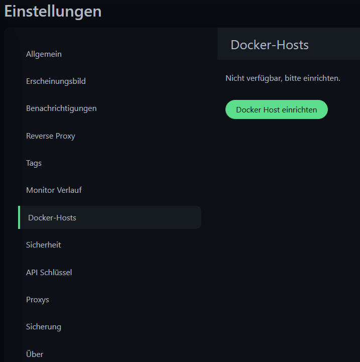 create docker host