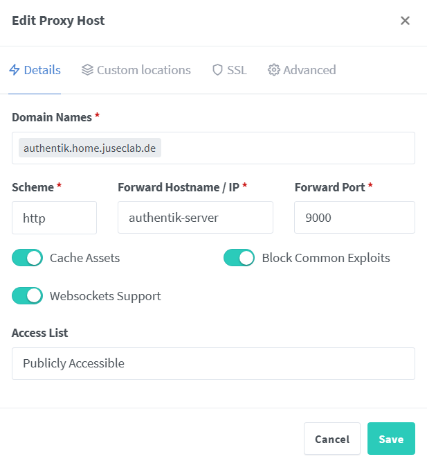 nginx Proxy Manager