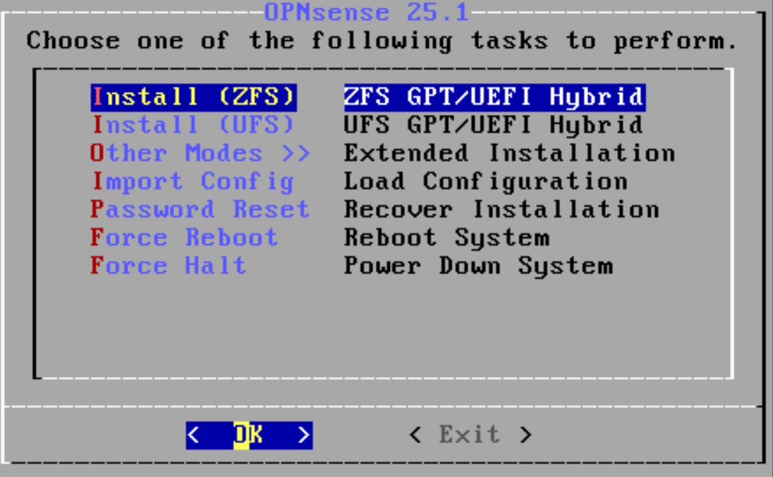 Install ZFS