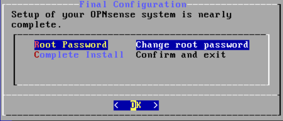 Change Root PW