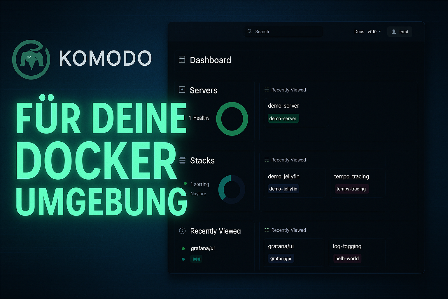 Die perfekte UI für Docker-Management - schlanker als Portainer, mächtiger als Dockge | Komodo