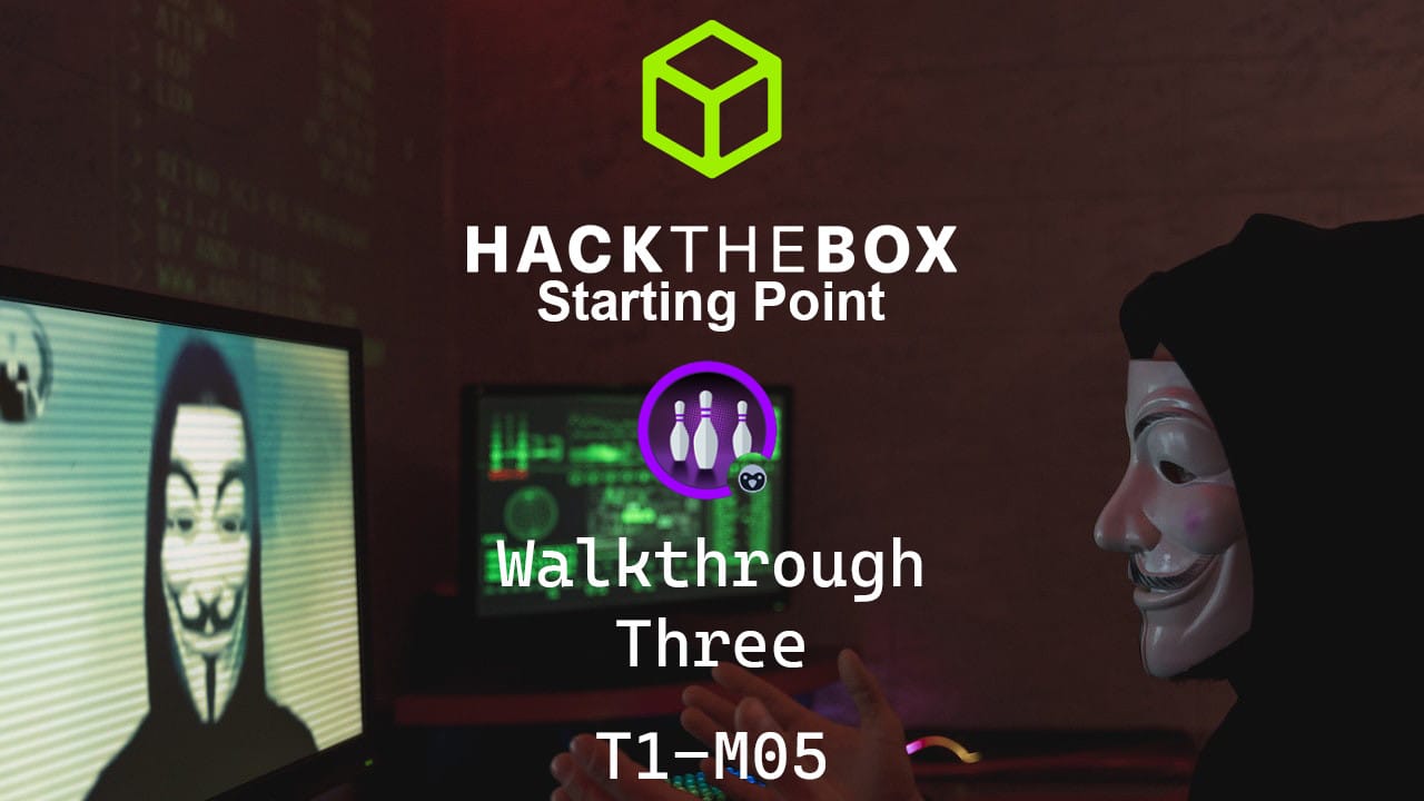 Three | HTB Starting Point Writeup T1M05