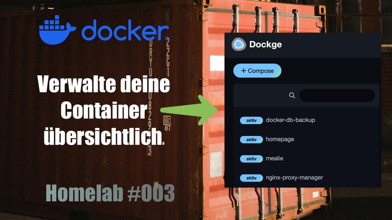 Verwalte deine Docker Container übersichtlich mit dieser UI! | Dockge