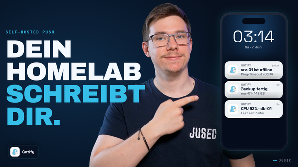 Nie wieder wichtige Homelab-Meldungen verpassen | Gotify